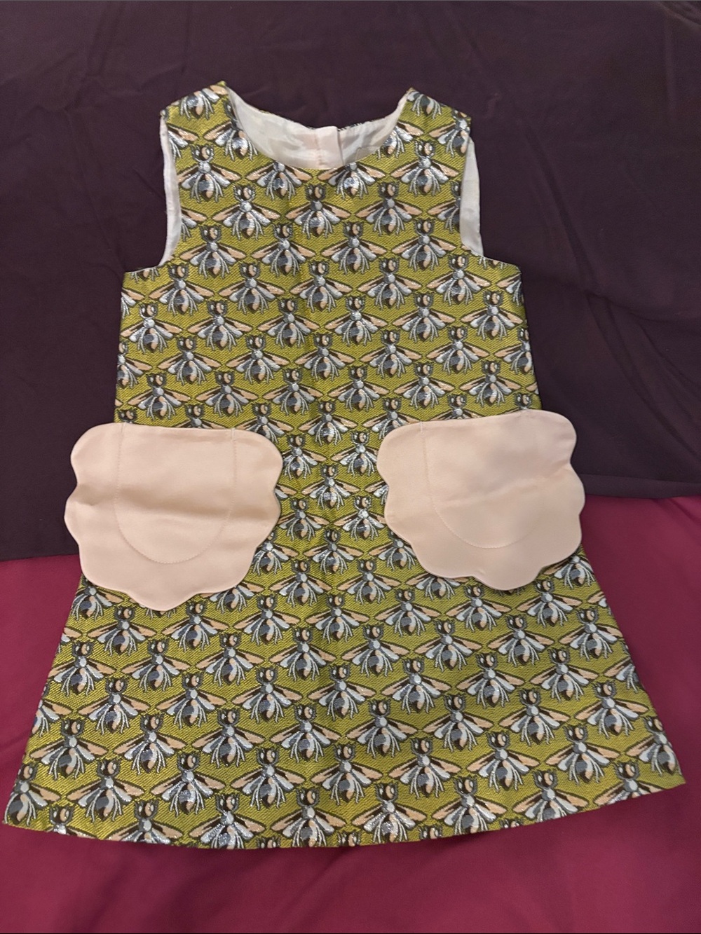 Petal Pocket Shift Dress